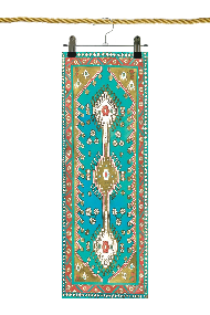 Turquoise Traditional Magic Carpet Yoga Mat: CHF 120.00